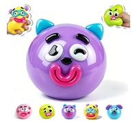 2026 NEW Smushers Squishy, Curiosities Dog Face Swap Squishy Toy, Soft Moldable Cute Slow Rise Squeeze Toy, Relaxing Sensory Fidget Toy Fun Desk Accessory for Adults (Pink+Green) (Purple)