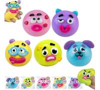 2026 NEW Smushers Squishy, Curiosities Smushers Dog Face Swap Squishy, Soft Moldable Cute Slow Rise Relaxing Sensory Fidget Relief, Interchangeable Faces Fun Desk Accessory for Adults (d)
