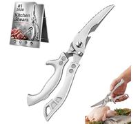 2026 New Stainless Steel Bone Cut Kitchen Scissors Poultry Shears, Spring Loaded for Chicken Fish Vegetables, Heavy Duty Kitchen Scissors for Food(2 pcs)