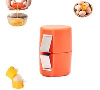 2026 New Stainless Steel Egg Opener, Egg Peeler Separator for Raw Eggs, Eggs Shell Opener Cracker Tool, Tool Cutter Kitchen Gadgets for Cooking (Orange)