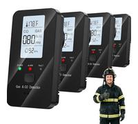 2026 New Steadfast 4-in-1 Detector, with HD Digital Display - Protect Your Home with Haven, Easy Setup, Plug Play, Energy-Efficient Design, for Home, Rv, Hotel (4PCS)