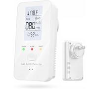 2026 New Steadfast 4-in-1 Detector with LCD HD Screen - Protect Your Home with Haven, Real-Time Display for Home, Apartment, Hotel, Camping RV (White)