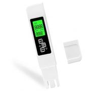 2026 New TDS Meter Digital Water Tester 4 in 1 TDS EC Temperature Meter High Accuracy 0-9999ppm Backlit LCD Portable PPM Tester for Drinking Water Aquariums RO DI Systems