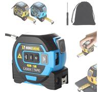 2026 New The Almighty Tools Tape Measure, Upgraded The Almighty Ruler 3-In-1 Measuring Tape, Digital Tape Measure With Data Storage, Measuring Pythagorean,Area,Volume,Switchable Units M/Ft/In(Blue)