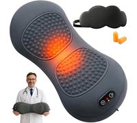2026 New Theraback 3 in 1 Back Therapy, Prevalnt Theraback 3-in-1 Back Massager, 135°Golden Curvature, Spinal Traction, Therapeutic Heat, and Vibration Massage, Relieve Sciatica & Backs Pain (Black)