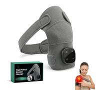 2026 New Triple Method Shoulder Massager，Heated Shoulder Massager with 5 Heat Level&3 Vibration Modes, Portable Brace for Neck and Trap Pain Relief At The Office Or At Home (1 pc)