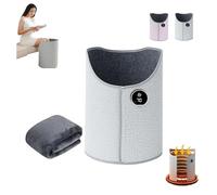 2026 New Under Desk Leg Warmer for Office, Foldable Small Heater for Office Under Desk Quiet with Blanket, Portable Space Heater Electric Heating Foot Warmer, Overheat Safe Protection