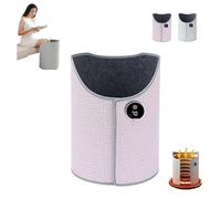 2026 New Under Desk Leg Warmer for Office, Foldable Small Heater for Office Under Desk Quiet with Blanket, Portable Space Heater Electric Heating Foot Warmer, Overheat Safe Protection