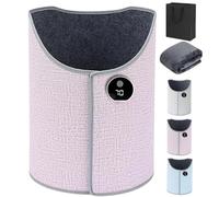 2026 New Under Desk Leg Warmer, Portable Folding Electric Foot Warmer with 5-Second Rapid Heating, 8 Adjustable Heat Settings & 360° Surround Warmth, for Under Desk Use (Rose)