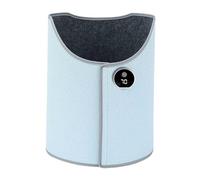 2026 New Under Desk Leg Warmer, Portable Folding Electric Heating Foot Warmer, 6 Heat Levels and Timer, 5 Seconds Quick Heating, Overheat Safe Protection (Blue)