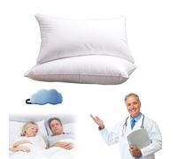 2026 New Upgrade Pillows Uk, Ergonomic Pillow, Anti-Snoring Pillow, Fluffy and Breathable, For Back & Side Sleepers, Sleep Better (1)