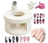 2026 New Upgrade Rotating Cat Eye Magnet, Automatic Glass Bead Suction Of Cat Eyes Nail, Beginner Friendly Nail Tool, Creating Wide Cats Eye Effect, for DIY Nails Art & Salon Use