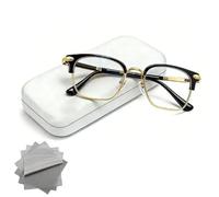 2026 New Upgrade Ultra-Light Anti-Blue Presbyopic Glasses See Clearly & Protect Your Eyes Instantly (Gold,150° (50-54 Years Old))