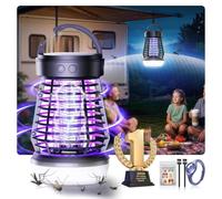 2026 New Upgraded Electric Fly Zapper【Certified #1 German Lab Dual-Wave Fly Killer】Fly Catcher Indoor【Acoustic Engineering: Reduced 30% Pop, Less Startle】Fly Killer for Home, Garden,Camping, Party etc