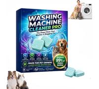 2026 New Washing Machine Cleaner Pro Tablets -12, Remove Odour & Pet Hair, Clean the Inner Drum and Laundry Tub Seal, All Washing Machines, Eliminates Odour Mould Detergent Residue (2Boxes)