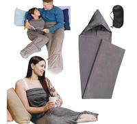 2026 New Wearable Sleep Bag Hug Blanket for Adults, Breathable Stretch Compression Sleep Sack, Ultra-Lightweight Lightweight Compression Sack, Cotton Hug Sleep Pod for Home & Travel (L)