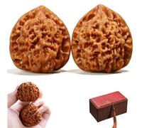 2026 New Wenwan Walnuts,Chinese Walnuts Fidgets, Walnut Hand Massage Balls, Traditional Stress Relief Hand Fidget for Relaxation & Focus, Travel and Meditation (41mm)