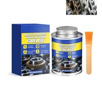 2026 New White Lithium Grease, Multi-Purpose Lubricant Lithium Grease with Brush for Automotive, Marine, Industrial & Household Use - Ideal for Bearings, Chains, Gears, Hinges, Sliding Tracks (1PC)
