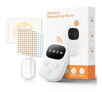 2026 New Wireless Bedwetting Alarm, Bed Wetting Alarm for Boys and Girls, Compact & Comfortable Wireless Sensor, 7 Melodies 3 Modes, Bed Wetting Solutions for Kids, Includes Progress Card White