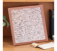 2026 New Wooden Coloring Puzzle, DIY Wooden Paintable Puzzle Frame, Colored Cat Shaped Jigsaw Puzzles for Pet Lovers Home Decoration Craft Lover (No pen)