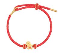 2026 New Year Gold Horse Red String Bracelets Handwoven Adjustable 12 Zodiac Animal Horse Charm Bracelet Chinese Feng Shui Lucky Protection Amulet Jewelry for Women Men Friend Couple New Year Gifts
