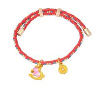 2026 New Year of Horse Red Rope Bracelet Handmade Braided Adjustable 12 Zodiac Animal Horse Charm Bracelet Chinese Feng Shui Lucky Protection String Jewelry for Women Men Festival New Year Gift, M