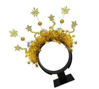 2026 New Year Sparkly Headwear Gold Silver Glittering Star Hair Accessories For Party Celebration Couples Family