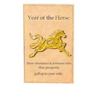2026 New Year Wishes Car Ornament Hanging Decors for Vehicle Interior Good Luck Theme Gift Good Luck Gift