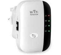 2026 Newest WiFi Extender, WiFi Booster, WiFi Repeater, Covers Up to 3000 Sq.ft and 45 Devices, Internet Booster - with Ethernet Port, Quick Setup, Home Wireless Signal Booster, UK plug (White2026, S)
