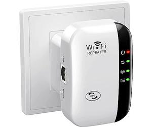 2026 Newest WiFi Extender, WiFi Booster, WiFi Repeater, Covers Up to 3000 Sq.ft and 45 Devices, Internet Booster - with Ethernet Port, Quick Setup, Home Wireless Signal Booster, UK plug