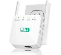 2026 Newest WiFi Extender, WiFi Booster, WiFi Repeater, Covers Up to 4500 Sq.ft and 55 Devices, Internet Booster - with Ethernet Port, Quick Setup, Home Wireless Signal Booster（white）