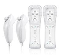 2026 Newest Wii Remote with Nunchuck, Wii Controller with Nunchuck, Compatible with Nintendo Wii/Wii U, 2 Pack