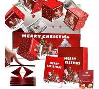 2026 Newly Surprise Box Gift Box Creating the Most Surprising Gift, Bouncing Red Envelope Explosion Boxes, Cash Pop up Exploding for Birthday Anniversary Valentine Proposal (Red2*10 Bounce Boxes)