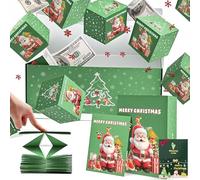 2026 Newly Surprise Box Gift Box Creating the Most Surprising Gift, Bouncing Red Envelope Explosion Boxes, Cash Pop up Exploding for Birthday Anniversary Valentine Proposal (Green3*18 Bounce Boxes)