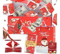 2026 Newly Surprise Box Gift Box Creating the Most Surprising Gift, Bouncing Red Envelope Explosion Boxes, Cash Pop up Exploding for Birthday Anniversary Valentine Proposal (Red1*12 Bounce Boxes)