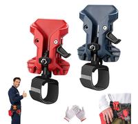 2026 Newly Upgraded Portable Self-Locking Power Tool Holster, Tool Holder Belt Clamp, Auto-Locking Mechanism, Strong & Durable Clip, for Electrician Carpenter Plumber Technician