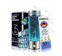 2026 NO.1 Upgraded Hydroh Hydrogen Water Bottle Uk【48h H₂ Power - Zero Perm】Hydro Water Bottle【3000PPB H₂ - 3x w/SPE/PEM】100% Leakproof NCE Nano Electrolysis【Silver】