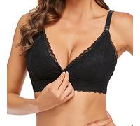 2026 No Underwire Bra Women No Trace Nursing Bra V Neck Solid Color Comfortable Chic And Elegant Classic Bra Light Soft Simple Lingerie Basic Push Up Bra Party