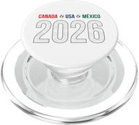 2026 North America Soccer Fan USA Canada Mexico Graphic PopSockets PopGrip for MagSafe