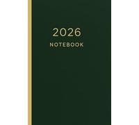 2026 Notebook: Deep Green 2026 Notebook - Luxury Gold Edition