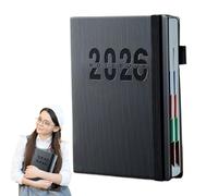 2026 Notebook Planner - Compact Productivity Agenda Book, Academic Study Timetable Journal, Lightweight Appointment Record Log | Organized Routine For Student Executive Entrepreneur Daily Coordination