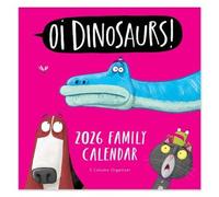 2026 Oi Dinosaurs Family Wall Calendar