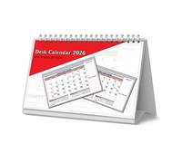 2026 One Month to View UK Stand Alone Desk Office Table Calendar Planner by Arpan