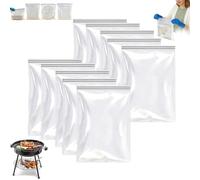 2026 Oven Rack Cleaning Bags, No Scrub Ovens Rack Cleaner Bag, For Deep Soaking Grill Grates, Racks, Suitable For Cleaning Of Various Sizes(10pcs,60X40cm)