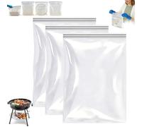 2026 Oven Rack Cleaning Bags, No Scrub Ovens Rack Cleaner Bag, For Deep Soaking Grill Grates, Racks, Suitable For Cleaning Of Various Sizes(3pcs,70X50cm)