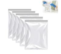 2026 Oven Rack Cleaning Bags, Oven Rack Cleaner Kit With Bags, 5/10 Pcs No Scrub Cleaning Bag For Ovens, Grills, And Air-Fryer Racks(60 x 40 cm/23.6 * 15.7 In,5PCS)