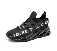 2026 Pairs Fashion Plain Mesh Shoes for Men Women Breathable Comfortable Running Shoes Men's Shoes Waterproof 43, black, 12 UK