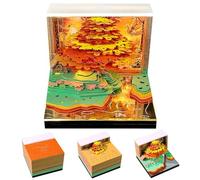 2026 Paper Art 3D Desk Calendar - Weekly Planner with Sticky Notes | Creative Diary for Students, Teachers, Office Workers, Desktop, Hotel Reception, Holiday Event Reminder