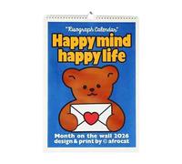 2026 Paper Desk Monthly Calendar Planner Twin Wire Binding Wall Mounted Calendar 12 Month From Jan To Dec 42x29cm Decorative Wall Schedule Planner