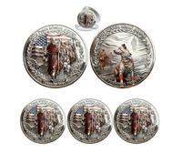 2026 Peace Mission Journey Commemorative Coin - Walk for Peace Tribute Compassion Coin - 2300-Mile Pilgrimage for Mindfulness & Unity, Collectible Gift for Collectors & Supporters (3pcs,c)